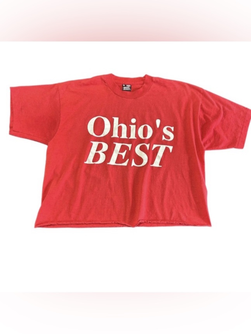 Vintage Fruit Of The Loom Best Adult XL Made In USA “Ohio’s Best” Graphic Print